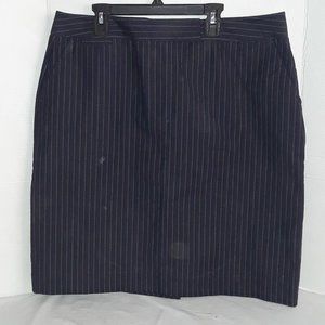 Talbots Pin Stripe Stretch Skirt